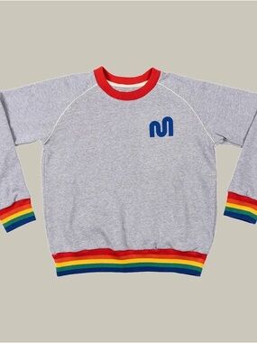 GMM Pride Sweatshirt with Rainbow Trim